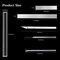 14 Polymer Clay Tools Acrylic Roller Clay Rolling Pin with Thickness Rings